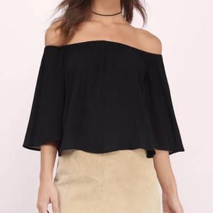 Off the shoulder blouse